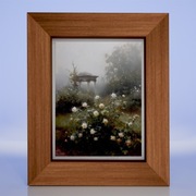 GAZEBO | RÓŻE | DESZCZ | OBRAZ | REALIZM | AI ART