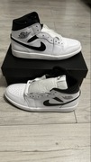 Nike Air Jordan 1 Mid White/Black sneakersy