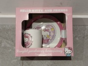 Komplet porcelanowy Hello Kitty Kubek i Talerzyk