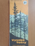 Mapa Wysokie Tatry 1984 r