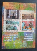 Znaczki polskie Blok 199 Impresjonizm w malarstwie polskim stan** 2005 r. 