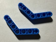 LEGO TECHNIC LIFTARM 1x7 (4-4) niebieski 32348 2 szt.