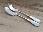 SREBRZONE NOŻE DO MASŁA I SERA HEFRA FRAGET KSIĘSTWO WARSZAWSKIE