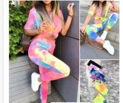 Komplet leginsy bluzka rozmiar s-m oraz l-xl 