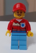 Lego Town City Hospital Helicopter Medic, Female - cty0859