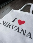 Torebka torba tote bag materiał non woven nirvana 