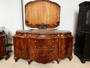 Komoda z Lombardii z marmurowym blatem 