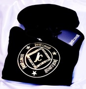 Just Roberto Cavalli bluza z kapturem M czarna Italy amiri dsquared2