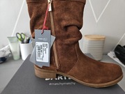 Botki jesienne dla dziewczynki Wojas x Bartek welur roz. 33