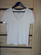 Biała bluzka damska DIVIDED r. XS/34/S/36