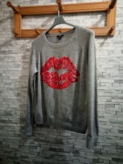 Sweterek h&m z angorą r.36