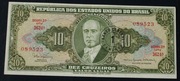 BRAZYLIA 10 Cruzeiros - 1 Centavo z 1967 r. seria 2A 3624A