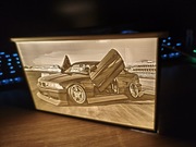 Litofan BMW E36 - dekoracja