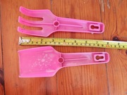 Zestaw do piaskownicy Łopatka i grabki różowe