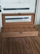 Songmics 6-gniazdowe pudełko na zegarki