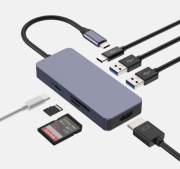 7-portowy adapter HUB ze złączem USB Type-C