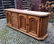 Solidna komoda drewniana, używana, stan dobry/bardzo dobry