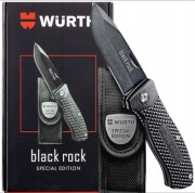 Nóż Składany Scyzoryk Specjalna Edycja Black Rock Super Mocny WURTH