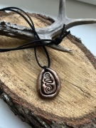 Naszyjnik zawieszka boho wzory spirala boho hippie