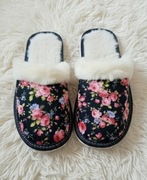 Pantofle damskie ocieplane kapcie 39