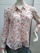 Marithé François Girbaud koszula bawełniana z woreczkiem do kompletu kwiatk