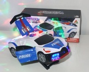 Samochód policyjny strzelający 