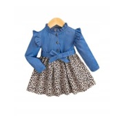 SHEIN SUKIENKA DZIECIĘCA W PANTERKĘ MINI 2-3 ŁSG