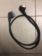 Kabel euro Scart 1m czarny