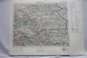 Lidzbark , mapa sztabowa 1919 kolor