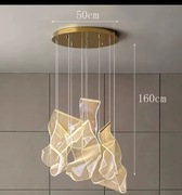 Lampa Wisząca Akrylowa Papier Artystyczny