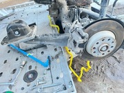 Kompletne zawieszenie tył z haldex Skoda Kodiaq 4x4 DSG 2019r 2.0TSI 85tyś