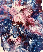 OBRAZ ręcznie malowany abstrakcja 