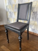 Krzesło drewniane, tapicerowane