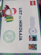 Lego list do Świętego Mikołaja naklejki