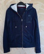 TOMMY HILFIGER Bluza damska rozpinana granatowa roz XS