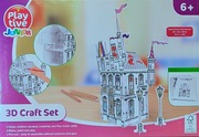Trójwymiarowa układanka papierowa - dom - Plative Junior 3D Craft Set.