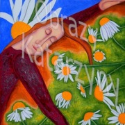 Obraz w postaci pliku cyfrowego "Sen o rumianku"