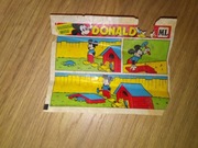 Historyjka obrazkowa komiks z gumy balonowej Donald lata 80 Maple Leaf