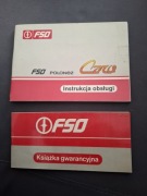 Instrukcja obsługi samochodu FSO POLONEZ CARO 1995 + książka gwarancyjna