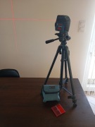 Laser krzyżowy Bosch GCL 2-15 plus akcesoria 
