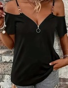 Bluzka damska krótki rękaw 