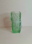 Wazon szklany, miętowy, zielony, Szkło Union, Hermanova, Frantisek Peceny