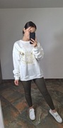 Oversizowa bluza damska biala 