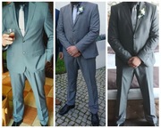 Wełniany szary garnitur Pako Lorente 120's + GRATISY!