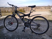 Rower górski z amortyzatorami