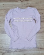 Bluzka termoaktywna Reflex 100% merino 90% bambus r 122/128