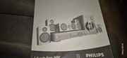 Kino domowe PHilips ze wzmacniaczem, 5 głośnikami i subwooferem