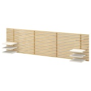 Zagłówek do łóżka pokoju brzoza biały Mandal Ikea 240cm lite drewno