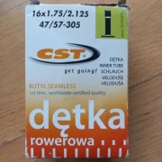 Dętka 16 x 1,75/2.125, 47/57-305 Schrader