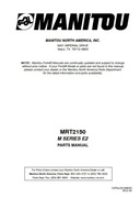 Katalog części Manitou MRT 2150 M Seria E2 ENG